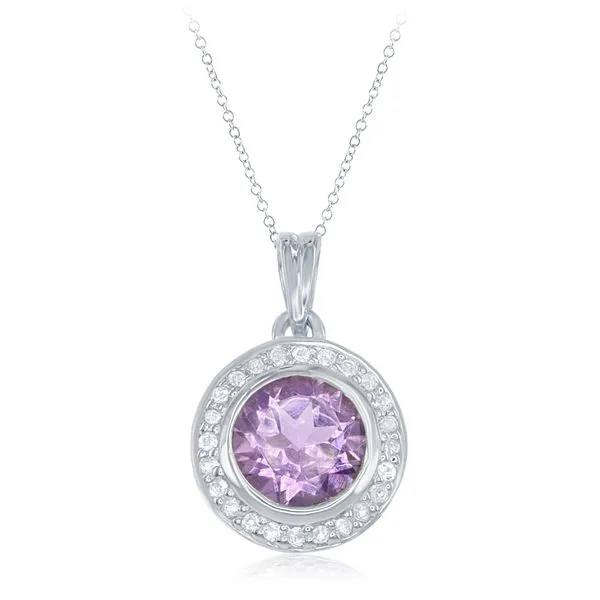 AMETHYST PENDANT Erickson Jewelers Iron Mountain, MI