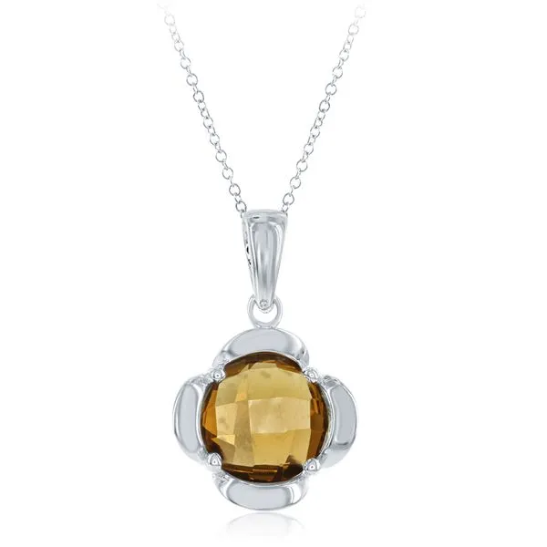 COGNAC QUARTZ PENDANT Erickson Jewelers Iron Mountain, MI