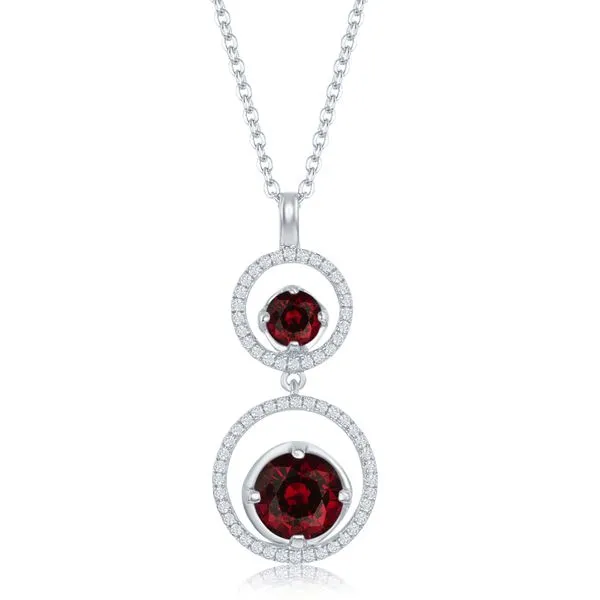 GARNET NECKLACE Erickson Jewelers Iron Mountain, MI