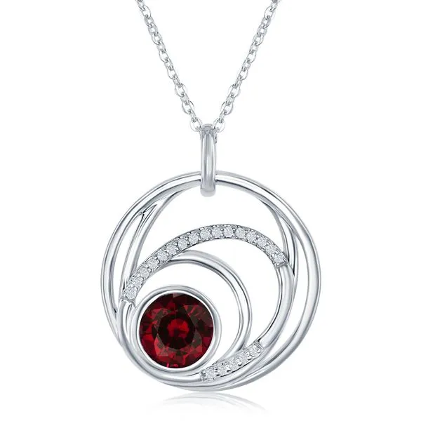 GARNET NECKLACE Erickson Jewelers Iron Mountain, MI