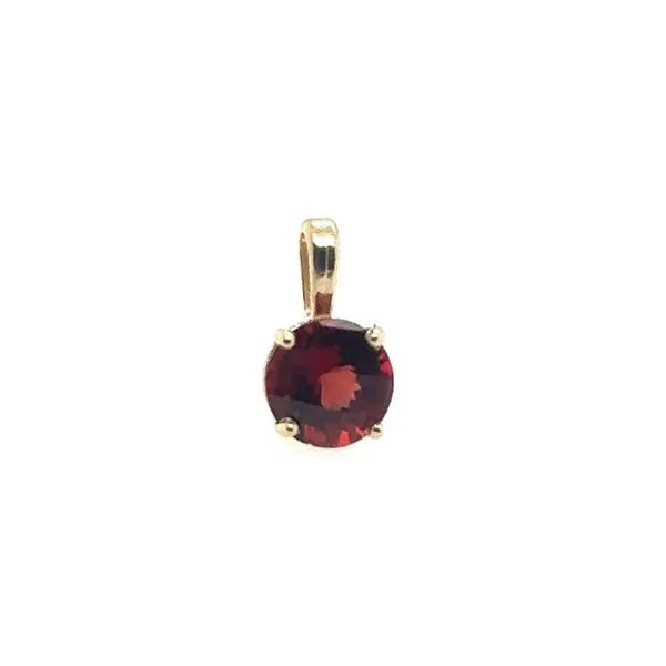 14Kt Yellow Gold Garnet Pendant Erickson Jewelers Iron Mountain, MI