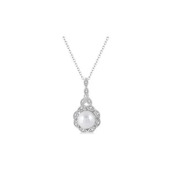 Sterling Pearl Necklace Erickson Jewelers Iron Mountain, MI