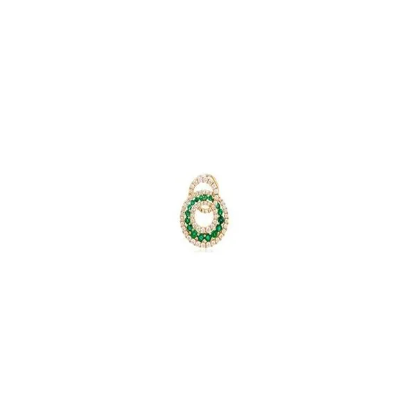 Emerald and Diamond Pendant Erickson Jewelers Iron Mountain, MI