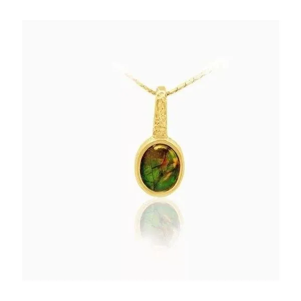Ammolite Pendant Erickson Jewelers Iron Mountain, MI