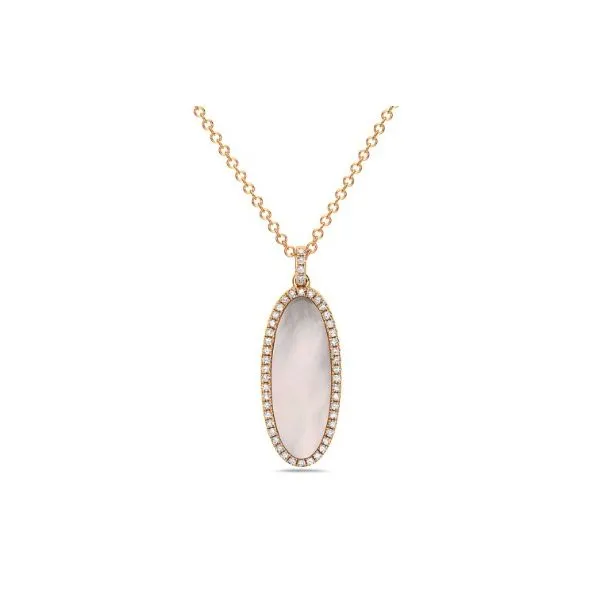 14Kt Yellow Gold Mother of Pearl Necklace Erickson Jewelers Iron Mountain, MI