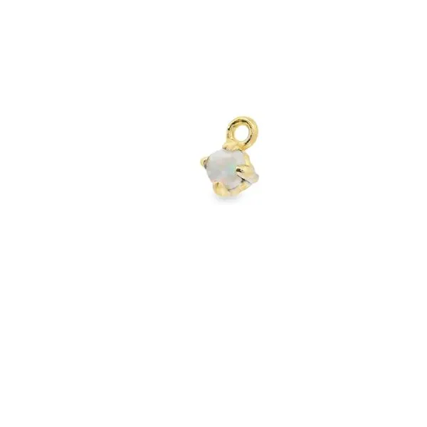 Petite Opal October Birthstone Charm Erickson Jewelers Iron Mountain, MI