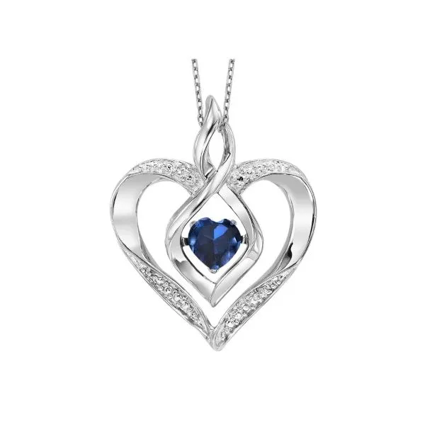 Sterling Silver September Birthstone Necklace Erickson Jewelers Iron Mountain, MI