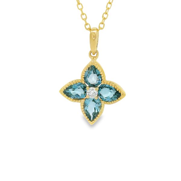 BLUE TOPAZ NECKLACE Erickson Jewelers Iron Mountain, MI