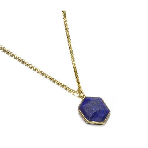 Sterling Silver Lapis Lazuli Necklace Erickson Jewelers Iron Mountain, MI
