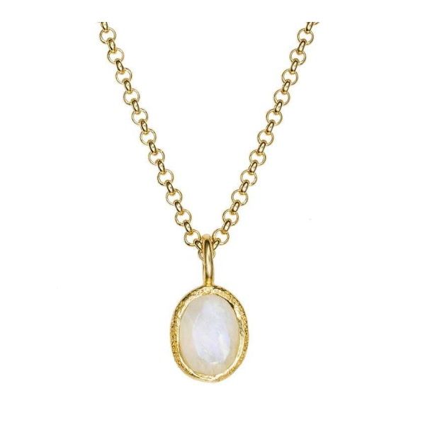 SILVER RAINDBOW MOONSTONE NECKLACE Erickson Jewelers Iron Mountain, MI