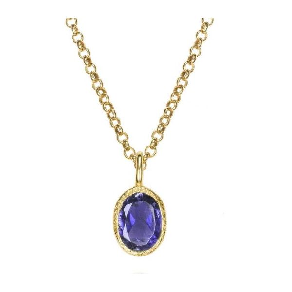 SILVER SAPPHIRE NECKLACE Erickson Jewelers Iron Mountain, MI
