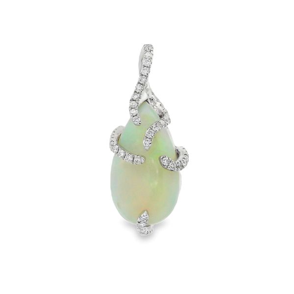 OPAL AND DIAMOND PENDANT Erickson Jewelers Iron Mountain, MI