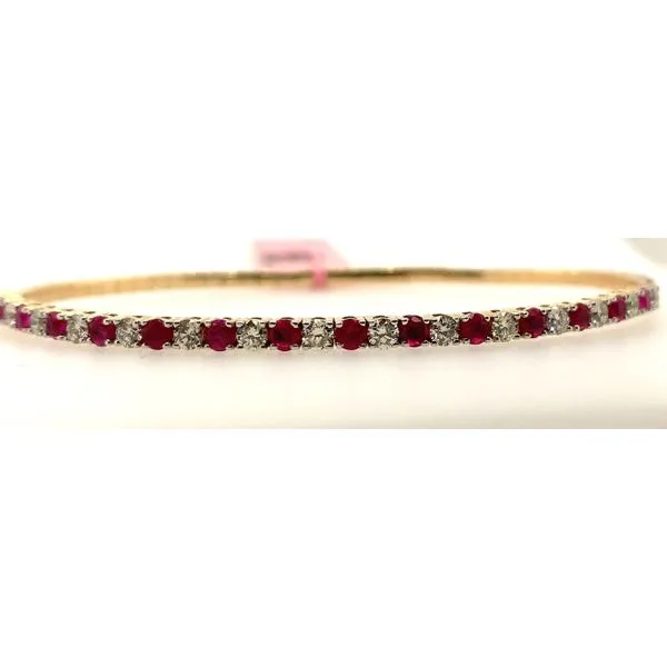 Ruby and Diamond Bracelet Erickson Jewelers Iron Mountain, MI