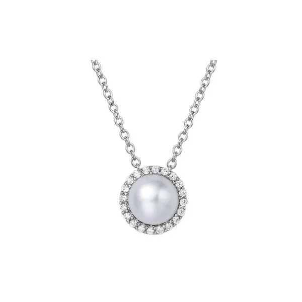 Sterling Silver Cultured Freshwater Pearl Necklace Erickson Jewelers Iron Mountain, MI
