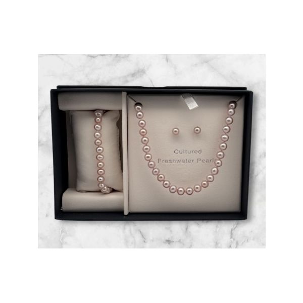 Sterling Silver Freshwater Pearl Set Erickson Jewelers Iron Mountain, MI
