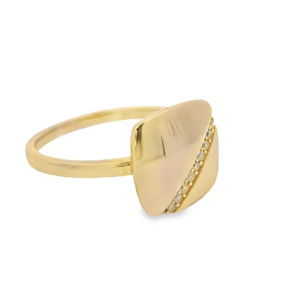 14K Yellow Gold Yellow Diamond Ring Erickson Jewelers Iron Mountain, MI