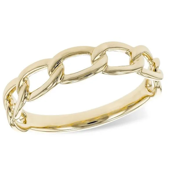 14Kt Yellow Gold Open Link Style Ring Erickson Jewelers Iron Mountain, MI