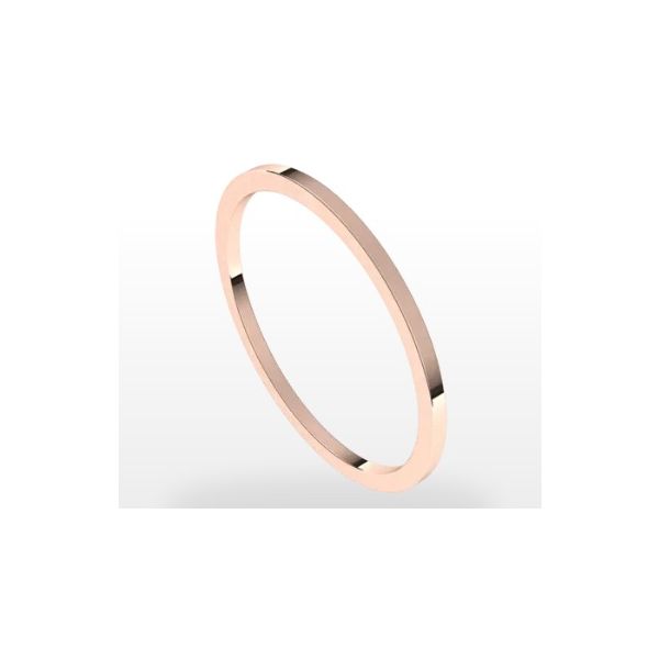 14Kt Rose Gold Flat Band Erickson Jewelers Iron Mountain, MI
