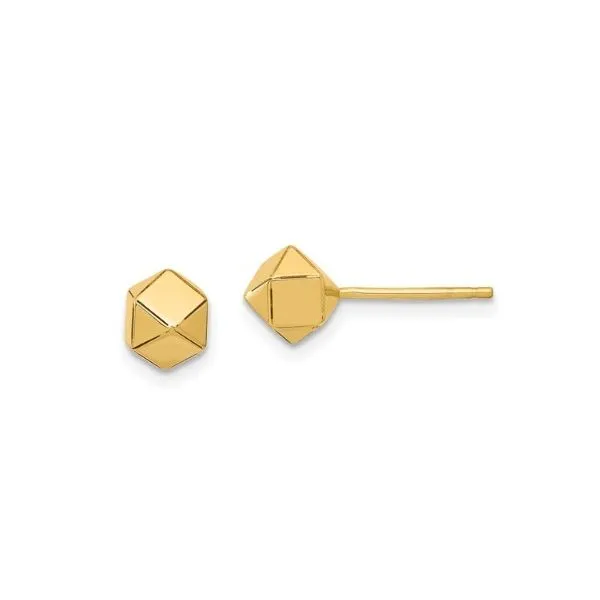 Geometric Stud Earrings Erickson Jewelers Iron Mountain, MI