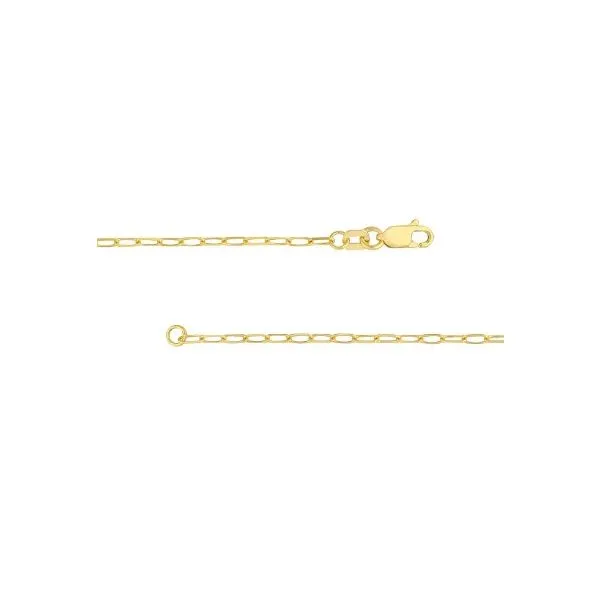 YELLOW GOLD PAPER CLIP CHAIN Erickson Jewelers Iron Mountain, MI