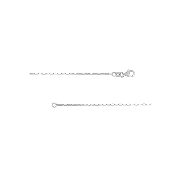 White Gold Paperclip Chain Erickson Jewelers Iron Mountain, MI