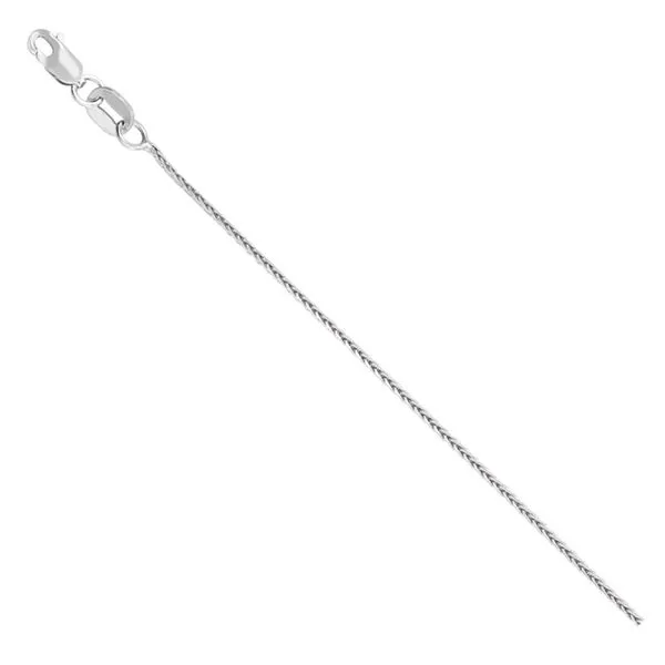 14K White Gold 20 Inch Wheat Chain Erickson Jewelers Iron Mountain, MI