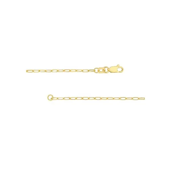 14K Yellow Gold Paperclip Chain Erickson Jewelers Iron Mountain, MI