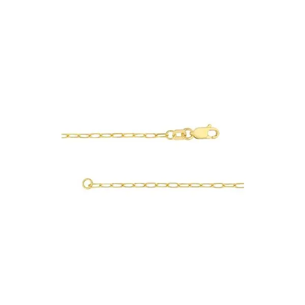 14K Yellow Gold Paper Clip Chain Erickson Jewelers Iron Mountain, MI