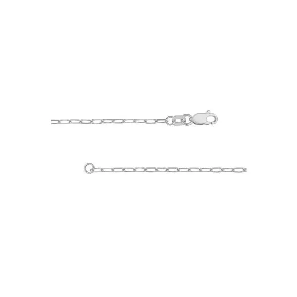 White Gold Paper Clip Chain Erickson Jewelers Iron Mountain, MI
