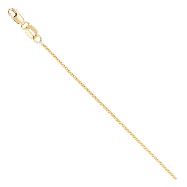 Yellow Gold Diamond Cut Wheat Chain Erickson Jewelers Iron Mountain, MI