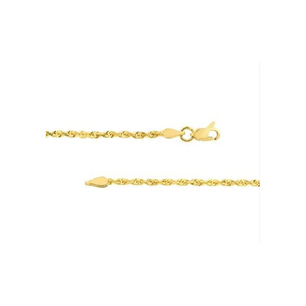 14K Yellow Gold Rope Chain Erickson Jewelers Iron Mountain, MI
