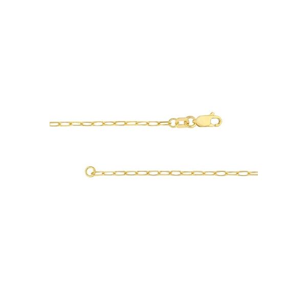 Yellow Gold Paper Clip Chain Erickson Jewelers Iron Mountain, MI