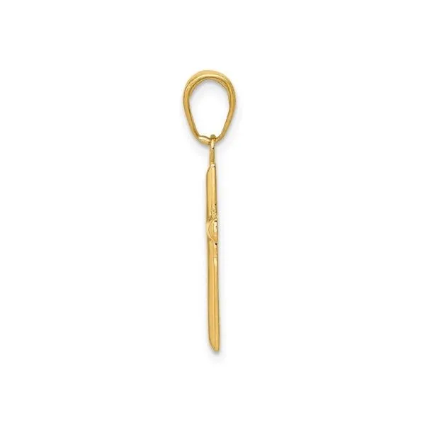 Gold Cross Charm Image 2 Erickson Jewelers Iron Mountain, MI