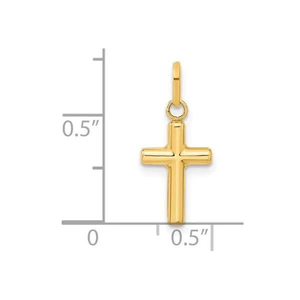 14Kt Yellow Gold Cross Charm Erickson Jewelers Iron Mountain, MI
