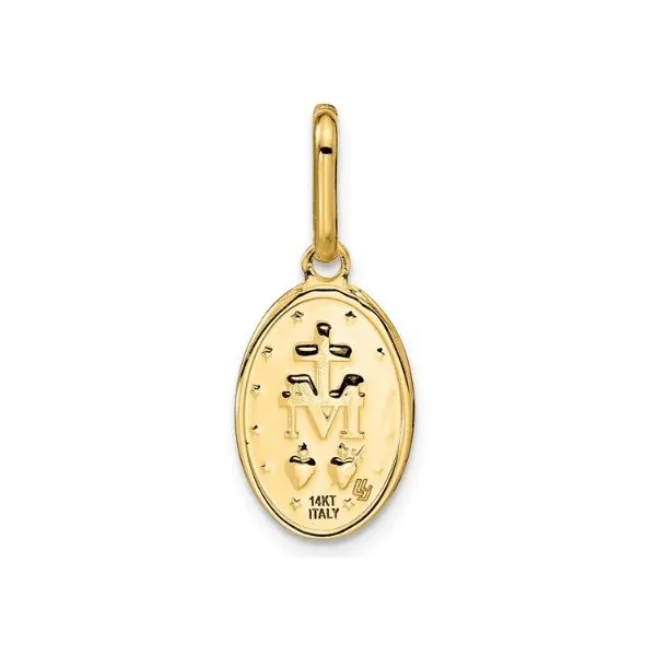 14K Yellow Gold Miraculous Metal Charm Image 2 Erickson Jewelers Iron Mountain, MI