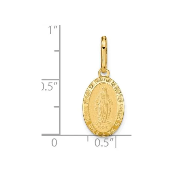 14K Yellow Gold Miraculous Metal Charm Erickson Jewelers Iron Mountain, MI