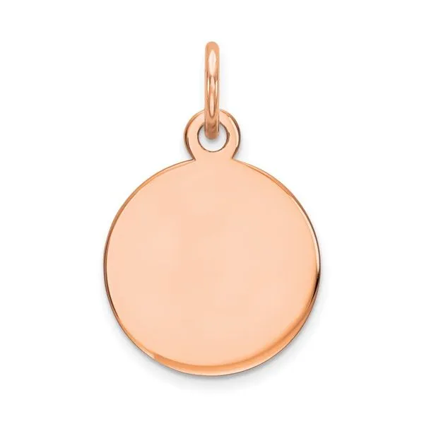 GOLD DISC CHARM Erickson Jewelers Iron Mountain, MI