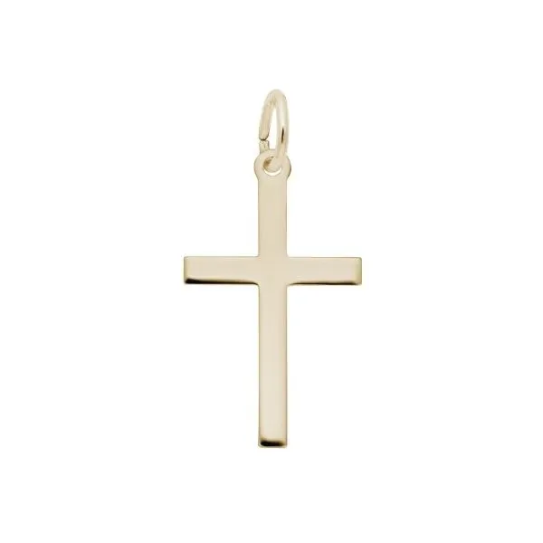 10Kt Yellow Gold Cross Charm Erickson Jewelers Iron Mountain, MI