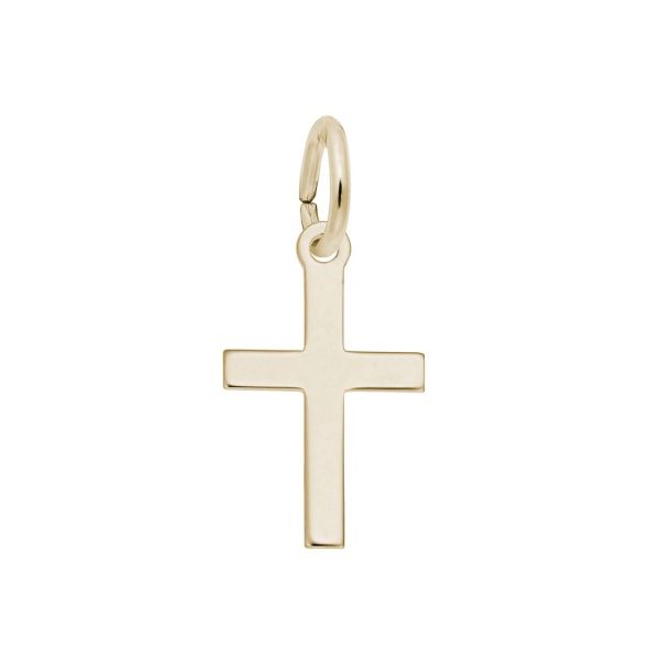 GOLD CROSS CHARM Erickson Jewelers Iron Mountain, MI
