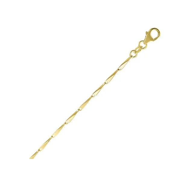 14Kt Yellow Gold Infinity Link Bracelet Erickson Jewelers Iron Mountain, MI