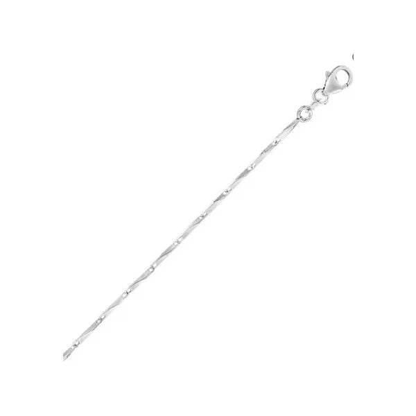 14Kt White Gold Infinity Link Bracelet Erickson Jewelers Iron Mountain, MI