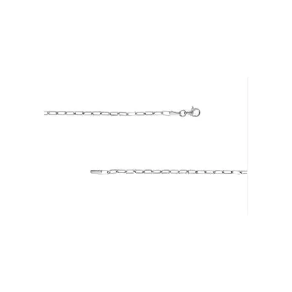 White Gold Paperclip Bracelet Erickson Jewelers Iron Mountain, MI