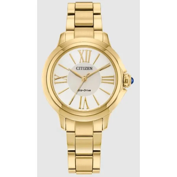 Gold-Tone Stainless Steel Ladies Citizen Watch Erickson Jewelers Iron Mountain, MI