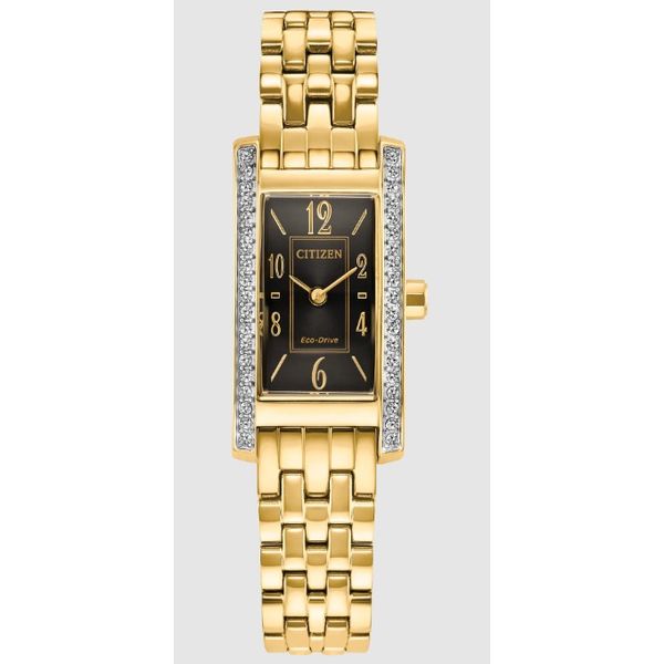 Gold-Tone Stainless Steel Citizen Women's Watch Erickson Jewelers Iron Mountain, MI