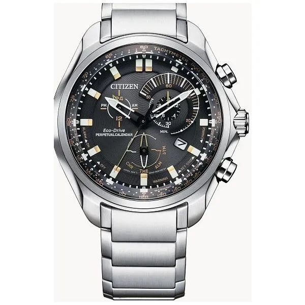 Men's Eco Drive Perpetual Calendar Watch Erickson Jewelers Iron Mountain, MI