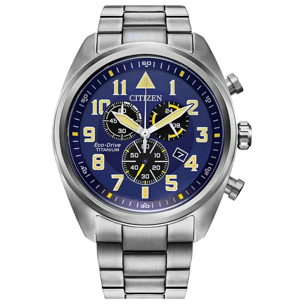 Citizen Men's Eco WR100 Brac Blue 001-505-00720 Erickson