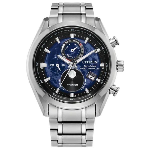 Men's Tsuki-Yomi A-T Moonphase Watch Erickson Jewelers Iron Mountain, MI