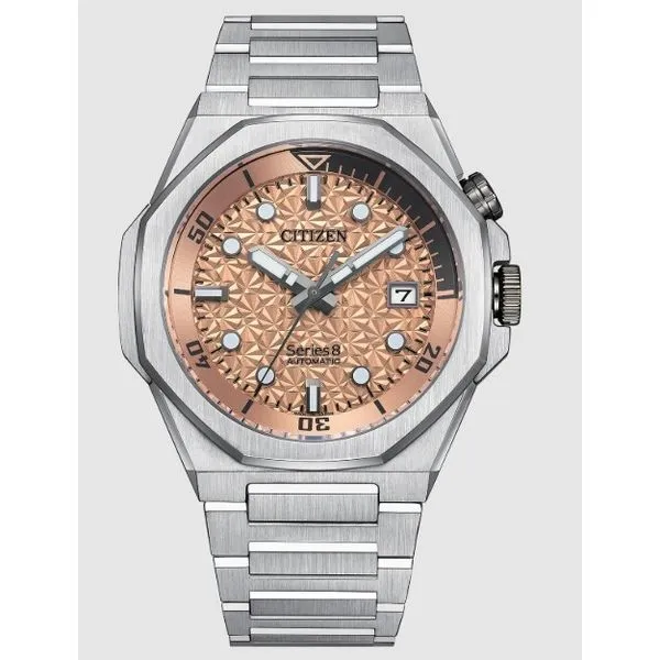 Limited-Edition Series 8 Silver-Tone Stainless Steel Men's Citizen Watch Erickson Jewelers Iron Mountain, MI