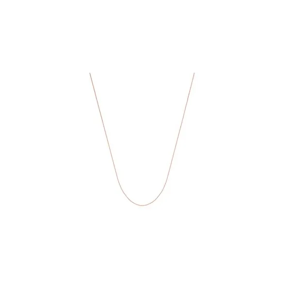 Sterling Silver/Rose Gold Plated Box Chain Erickson Jewelers Iron Mountain, MI