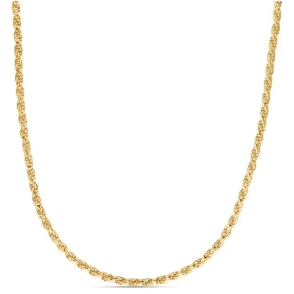 Sterling Silver Yellow Gold Plated Royal Rope Chain Erickson Jewelers Iron Mountain, MI